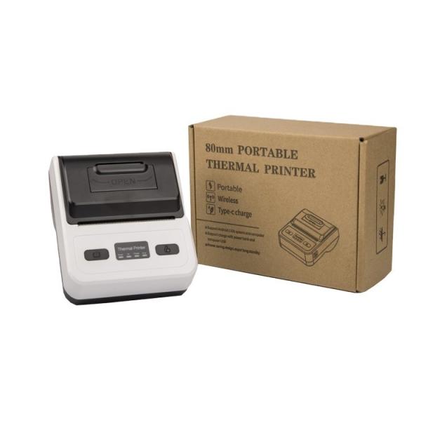 80mm Portable Thermal Printer Retail Wireless Receipt Printer Bluetooth 3 Inches Printer