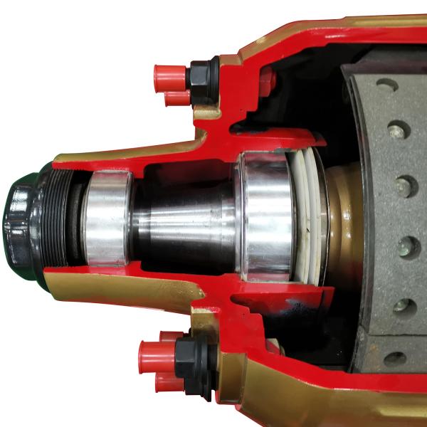 BPW Truck 16T Square Beam Trailer запасная часть Воздушная подвеска Передняя задняя ось для полуприцепа