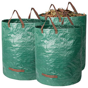 72 Gallons Garden Bag - Reuseable Heavy Duty Gardening Bags, Lawn Pool Garden Leaf Waste Bag