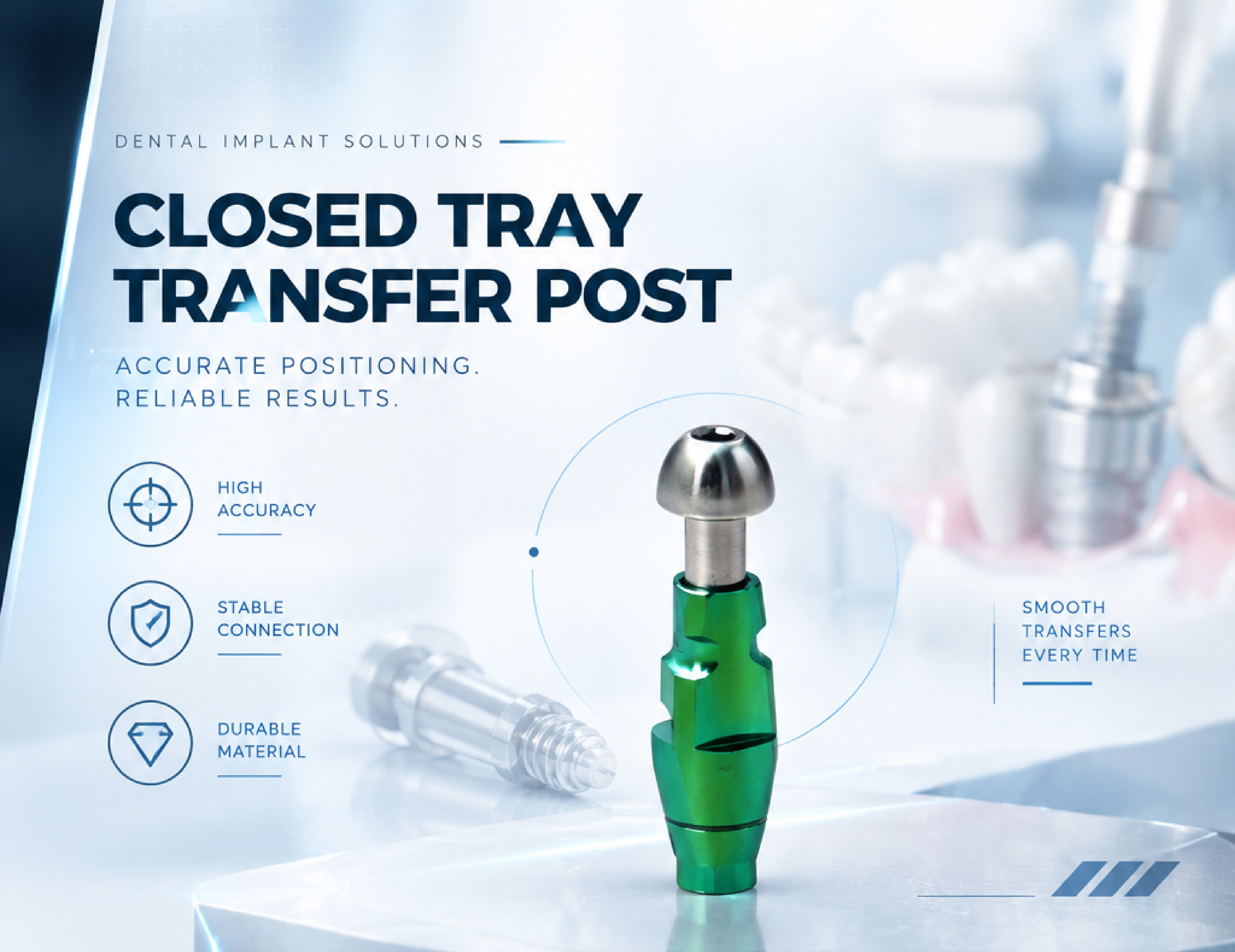Customized TC4 Titanium Alloy Closed Impression Transfer Rod with Precise Positioning