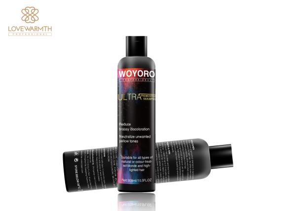 Customized Size Shampoo And Conditioner Cancel Out Yellow Tones For Repair Dyed Permed And Bleached Hair