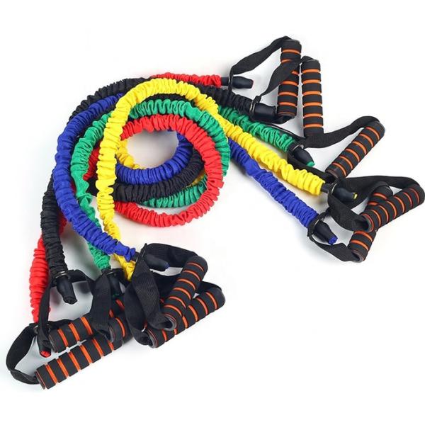 1.2M Workout Recovery Equipment Resistance Band Sets With Nylon Sleeve
