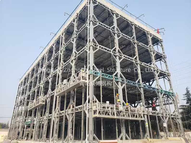 Prefabricated Commercial Steel Building Featuring Easy Assembly and Precision Engineering for Hotel Office and Supermarket