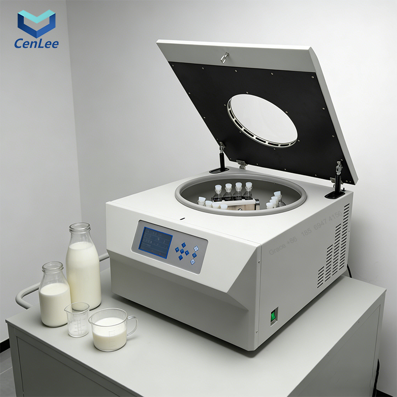 Cenlee Tabletop Universal Chemical 12pcs Mojonnier Centrifuge Swing Rotor Stainless Steel Large Transparent Observation LCD
