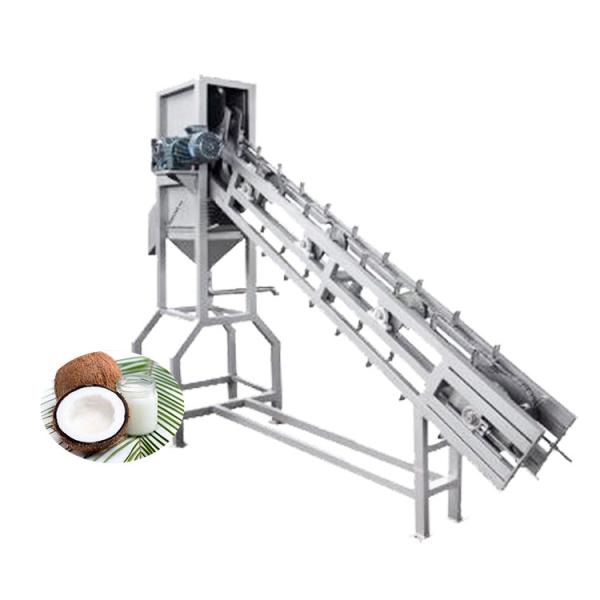 Stainless steel coconut half cutting water collecting machine for young green coconut