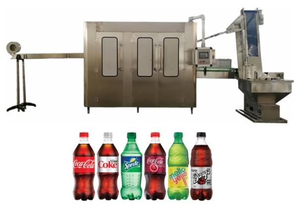 Linha carbonatada comercial fabricação do fabricante da água da máquina de enchimento da bebida da bebida da energia