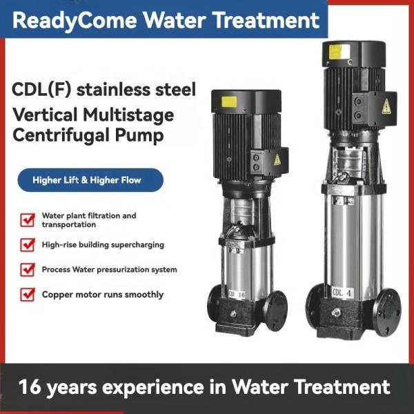Booster Multistage Centrifugal Pressure Pump Inline Vertical 220V-380V