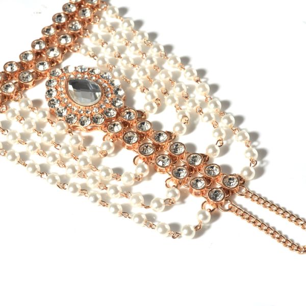 Diamond-encrusted Beach Anklets for Women's Travel and Vacation Heavy Industry Hand-woven Anklets