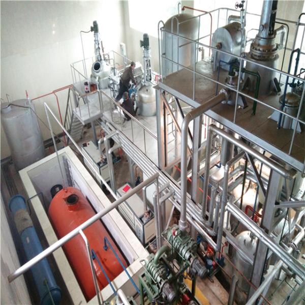 Recycling equipment for waste mineral oil