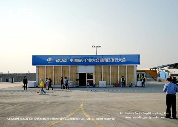 Heat Insulation Thermal Roof Cube Tent For Outdoor Car Showrooms Events