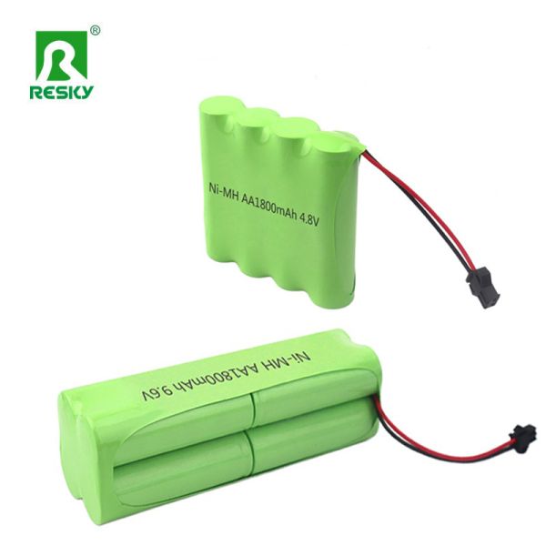 OEM ODM Ni-MH Battery Pack 4.8V 1800mAh 500 Cycles Rechargeable AA Battery Pack for Electric Meter