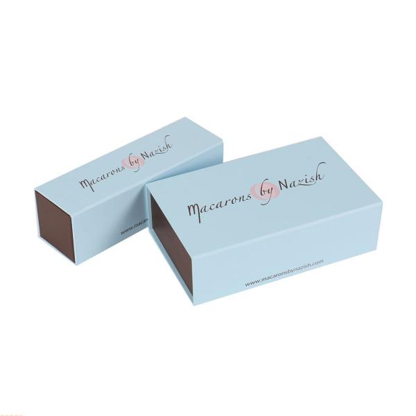 Diseño de cajón ecológico personalizado Cookies personalizados Bakery Macron Box Embalaje con divisores de papel