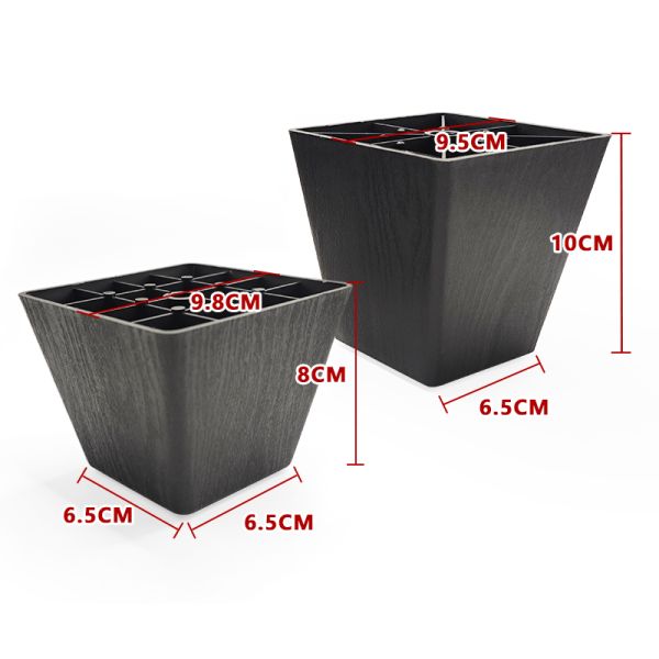 Plastic Feet Sofa Legs Table and Cabinet Plastic Parts Office Chair Plastic Parts Sofa Parts Furniture Legs
