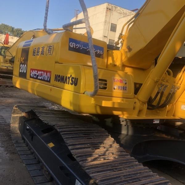 20253KG Operating Weight Used Komatsu PC200-7 Excavator with Original Hydraulic Valve