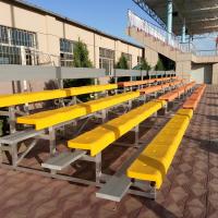 Bancada exterior de alumínio do metal com pedal e assentos dobro