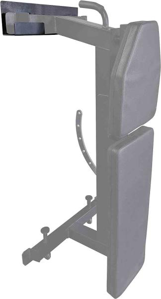 Clear Gym Storage Tool Heavy Duty Steel Fitness Wall Mounted Bench Hanger Bracket