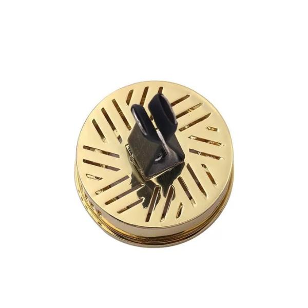 Mini Portable Metal Car Perfume Clip Car Air Vent Aroma Diffuser Air Freshener Case For Sublimation