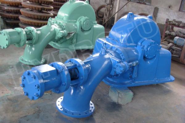 Turbina alta da turbina de Turgo da velocidade específica hidro/água de Turgo com diâmetro de aço inoxidável do corredor abaixo de 1.5m