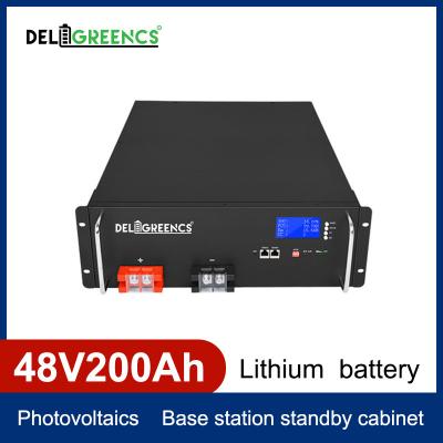 bateria da cremalheira do servidor do armazenamento de energia Lifepo4 de 48V 200AH para a energia solar das energias eólicas