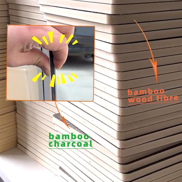 ODM OEM панели облицовки древесины доски стены угля сопротивления влаги бамбуковый
