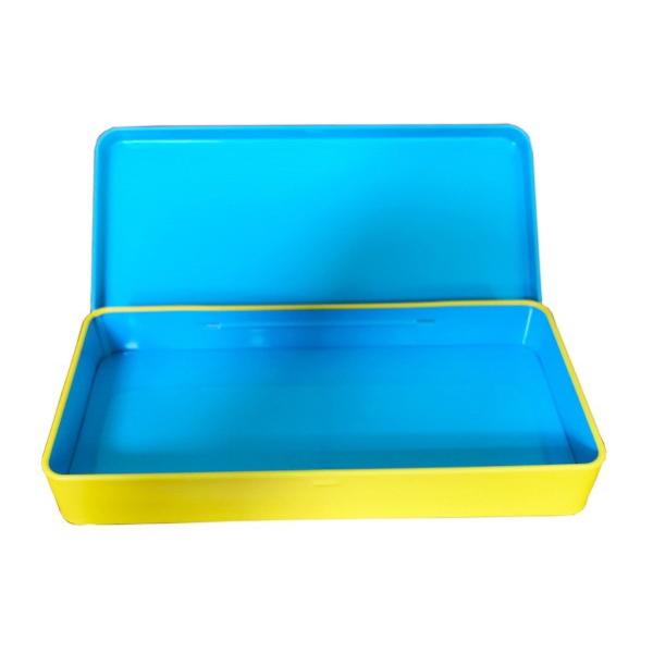 Rectangle Retro Tin Pencil Case Gift Tin Box Packaging OEM ODM