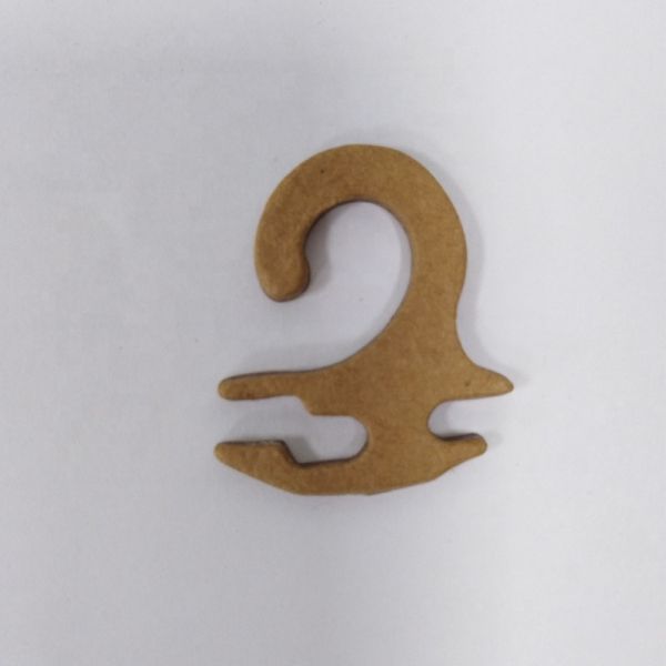 Support de présentation en carton en forme de J pour chaussettes de couleur