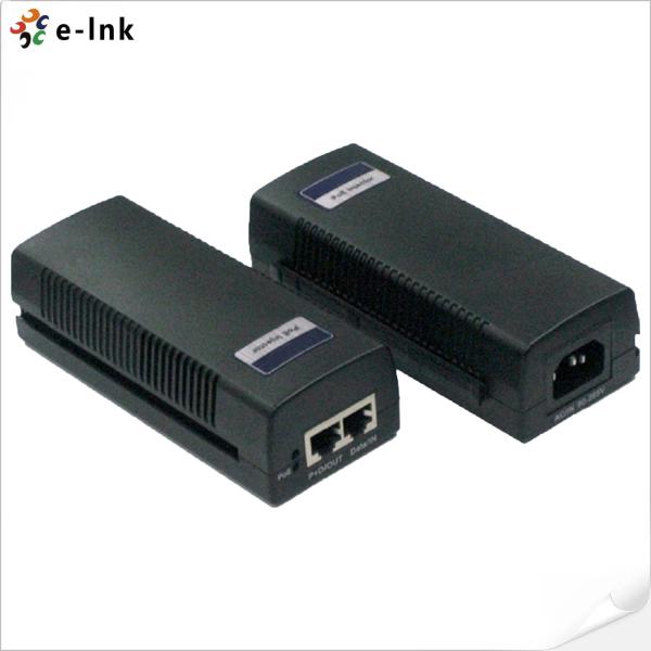 Inyector PoE de Gigabit IEEE802.3af 15.4W