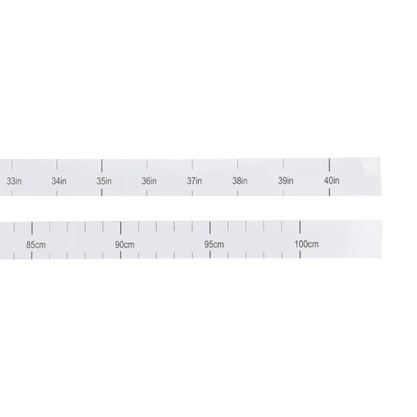 A medição de papel descartável grava 60 polegadas 1,5 medidores para a medição da bola da ioga