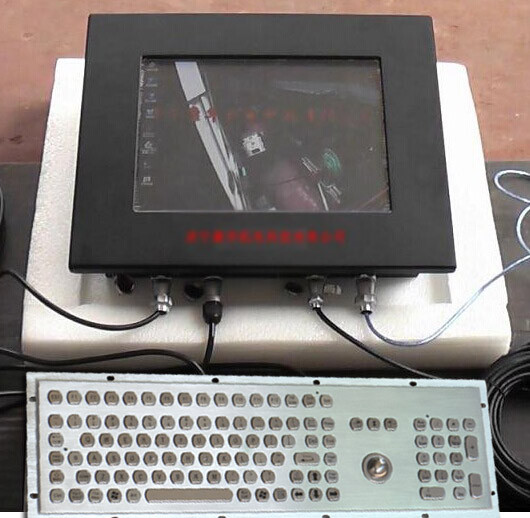 Клавиатура компьютера с Trackball, клавиатура нержавеющей стали промышленная доказательства пыли