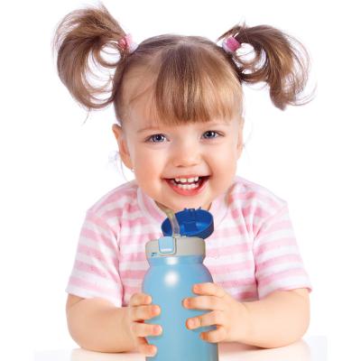 Vacuum Insulated Straw Thermos Flask Stainless Steel Thermos Cup For Children  Kids