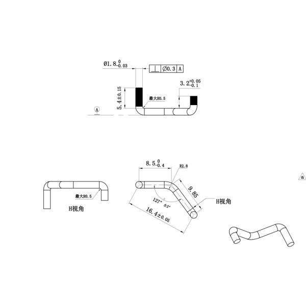 Brass D667 Stainless Steel Spring Retaining Clips OEM