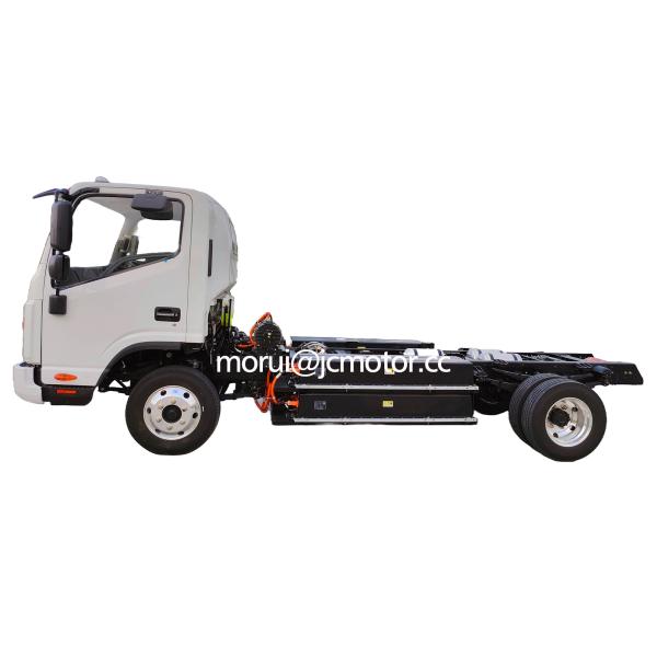 New Energy 10Ton Electric Truck Chassis 3 Seats Right Hand Drive 160kw Motor