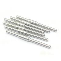 Pasador roscado de acero inoxidable para eje de freno de precisión, varilla de tope de acero inoxidable, componente de pasador mecanizado de 5 x 58,5 mm
