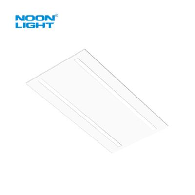 Commercial 60W Grid Style Lighting Paintable White Steel 4000K 9600LM 160LM/W