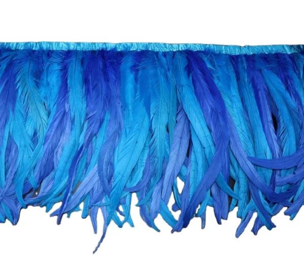 Eventos Supplies de Festa 10-12 polegadas Cock Coque Flores Fringe Trim com fitas de fita de cetim