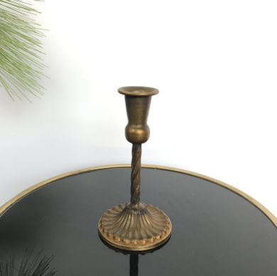 Golden Wear Resistant 0.5KG Nordic Style Candle Holder