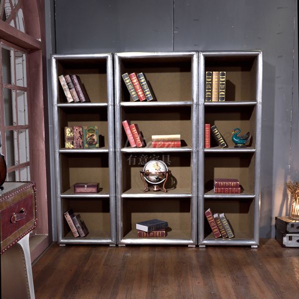 Nidea #8010 Modern Antique Style Industrial Bookcase Aviator Office Desk Luxury Aviation Furniture for Home Hotel Versatile for Living Room