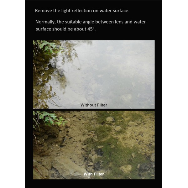 Nano Coating CPL Lens Filter 37mm 58mm 67mm 77mm 82mm Circular Polarizer Filter With High Light Transmittance