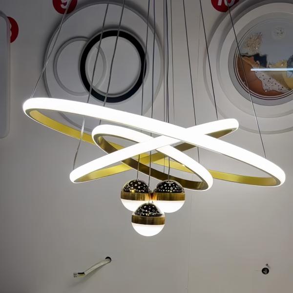 Home Decor Ceiling Hanging Lamp , Nordic Luxury LED Chandelier Pendant Light For Restaurant