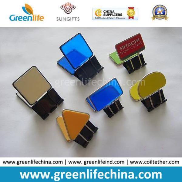 Office Supply Customized Shape Binder Clip W/Logo Printing