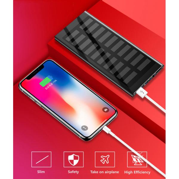 High Quality Solar Power Bank 8000mah Durable Solar Charger Portable for Mobile Phones