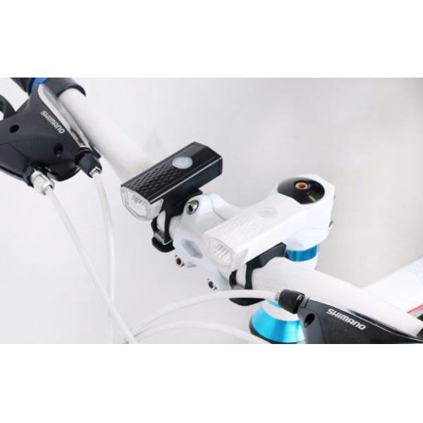 3 Modes LED Bicycle Lights Set for 1.5-4 Hours Endurance and USB Rechargeable Battery