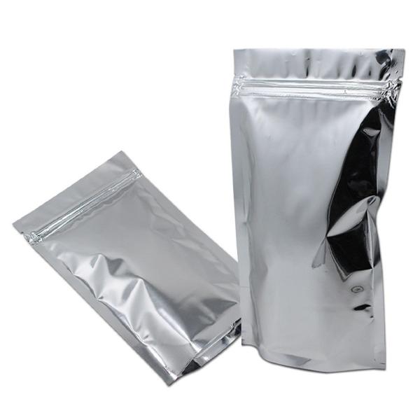 Customized Aluminum Foil Stand up Mylar Plastic Black k Pouch Matt Finish  Packaging Bag