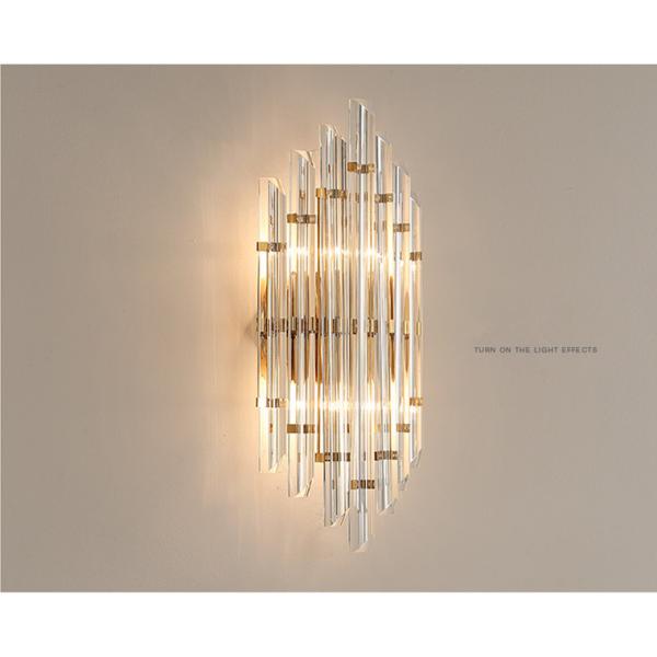 Света стены СИД минималистские 230*500mm черные Кристл AC 220V 40W