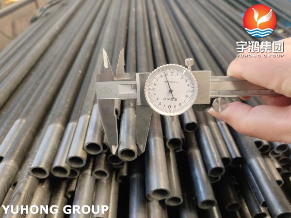 A333 Gr.1 Cooling Embedded Fin For Copper Tubing Low Temperature Carbon Steel Alloy