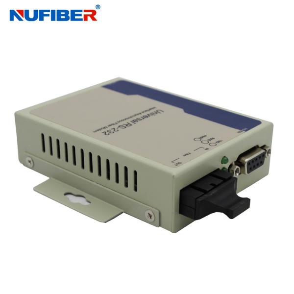 SM Duplex 20km Serial To Fiber Converter , Rs232 To Fiber Media Converter