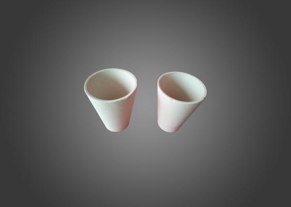 Industrial Magnesium Oxide Ceramic Insulator Crucibles 1400 Degree Working Temp