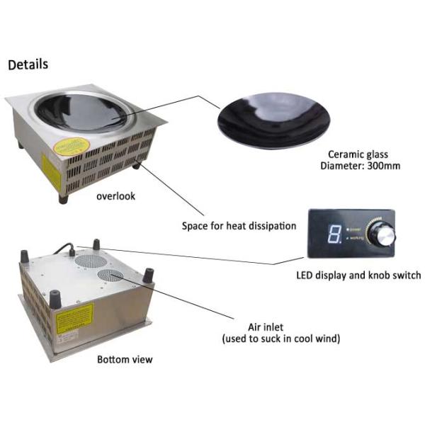 Built-in schott ceran induction stoves