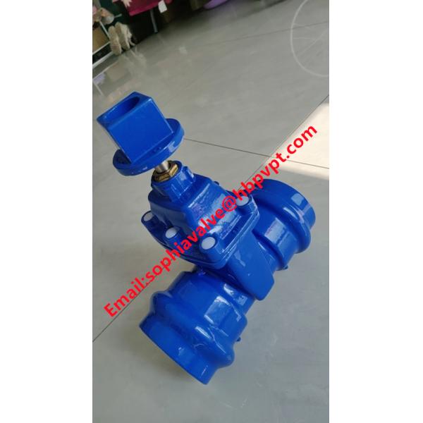 DN150 PN16 GGG50 Ductile iron socket gate valve