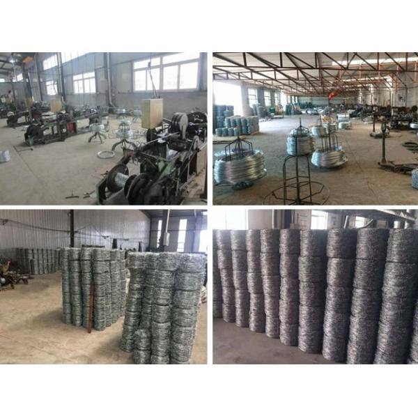 Powder Coated Single Twist 4 Points Farm Barbed Wire 10kg/Coil